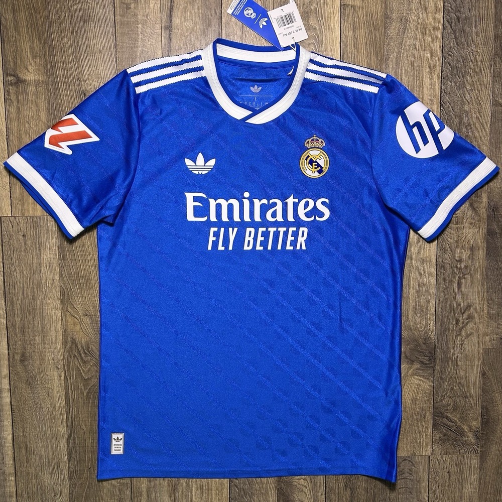 NWT Adidas Real Madrid Jude Bellingham 25/26 Authentic 3rd Soccer Jersey Mens L